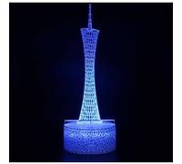 Lampe 3D Tactile Veilleuses Enfant 7 Couleurs avec Telecommande - Immeuble #1065 G