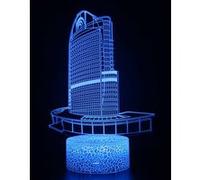 Lampe 3D Tactile Veilleuses Enfant 7 Couleurs avec Telecommande - Immeuble #1226 G