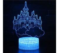 Lampe 3D Tactile Veilleuses Enfant 7 Couleurs avec Telecommande - Immeuble #334 G