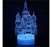 Lampe 3D Tactile Veilleuses Enfant 7 Couleurs avec Telecommande - Immeuble #335 G