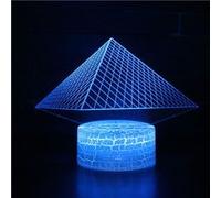 Lampe 3D Tactile Veilleuses Enfant 7 Couleurs avec Telecommande - Immeuble #336 G