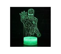 Lampe 3D Tactile Veilleuses Enfant 7 Couleurs avec Telecommande - Iron man #208