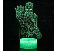 Lampe 3D Tactile Veilleuses Enfant 7 Couleurs avec Telecommande - Iron man #208 G
