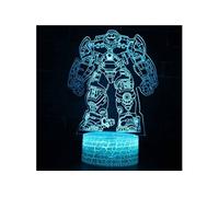 Lampe 3D Tactile Veilleuses Enfant 7 Couleurs avec Telecommande - Iron man #213