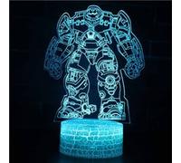 Lampe 3D Tactile Veilleuses Enfant 7 Couleurs avec Telecommande - Iron man #213 G