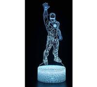 Lampe 3D Tactile Veilleuses Enfant 7 Couleurs avec Telecommande - Iron man #982 G