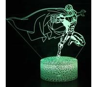 Lampe 3D Tactile Veilleuses Enfant 7 Couleurs avec Telecommande - Justice League #230 G