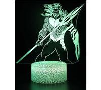 Lampe 3D Tactile Veilleuses Enfant 7 Couleurs avec Telecommande - Justice League #824