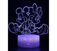 Lampe 3D Tactile Veilleuses Enfant 7 Couleurs avec Telecommande - Mickey #1245