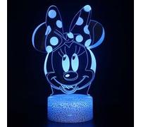 Lampe 3D Tactile Veilleuses Enfant 7 Couleurs avec Telecommande - Mickey #1307
