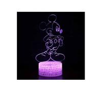 Lampe 3D Tactile Veilleuses Enfant 7 Couleurs avec Telecommande - Mickey #489