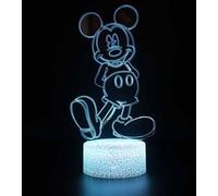 Lampe 3D Tactile Veilleuses Enfant 7 Couleurs avec Telecommande - Mickey #491