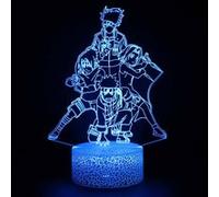 Lampe 3D Tactile Veilleuses Enfant 7 Couleurs avec Telecommande - Naruto #1661 G