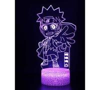 Lampe 3D Tactile Veilleuses Enfant 7 Couleurs avec Telecommande - Naruto #959 G