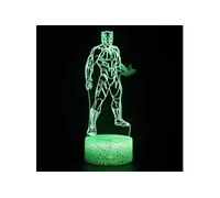 Lampe 3D Tactile Veilleuses Enfant 7 Couleurs avec Telecommande - Panthère noire #1555