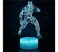 Lampe 3D Tactile Veilleuses Enfant 7 Couleurs avec Telecommande - Panthère noire #239 G