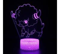 Lampe 3D Tactile Veilleuses Enfant 7 Couleurs avec Telecommande - Pokemon #842 G