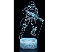 Lampe 3D Tactile Veilleuses Enfant 7 Couleurs avec Telecommande - Star Wars #1109 G