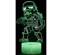 Lampe 3D Tactile Veilleuses Enfant 7 Couleurs avec Telecommande - Star Wars #1469 G