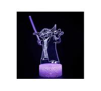 Lampe 3D Tactile Veilleuses Enfant 7 Couleurs avec Telecommande - Star Wars #1477 G