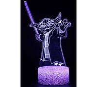 Lampe 3D Tactile Veilleuses Enfant 7 Couleurs avec Telecommande - Star Wars #1477 G