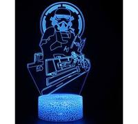 Lampe 3D Tactile Veilleuses Enfant 7 Couleurs avec Telecommande - Star Wars #1479 G