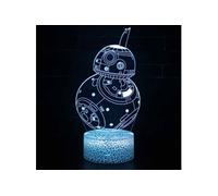 Lampe 3D Tactile Veilleuses Enfant 7 Couleurs avec Telecommande - Star Wars #186