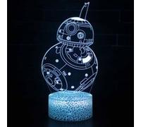 Lampe 3D Tactile Veilleuses Enfant 7 Couleurs avec Telecommande - Star Wars #186 G