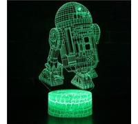 Lampe 3D Tactile Veilleuses Enfant 7 Couleurs avec Telecommande - Star Wars #192 G