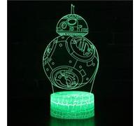 Lampe 3D Tactile Veilleuses Enfant 7 Couleurs avec Telecommande - Star Wars #193 G