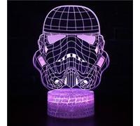 Lampe 3D Tactile Veilleuses Enfant 7 Couleurs avec Telecommande - Star Wars #195 G