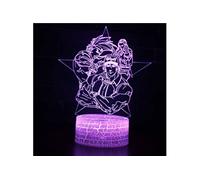 Lampe 3D Tactile Veilleuses Enfant 7 Couleurs avec Telecommande - THE KING OF FIGHTERS #685