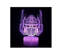 Lampe 3D Tactile Veilleuses Enfant 7 Couleurs avec Telecommande - Transformers #456