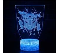 Lampe 3D Tactile Veilleuses Enfant 7 Couleurs avec Telecommande - Transformers #460 G