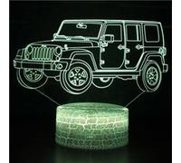 Lampe 3D Tactile Veilleuses Enfant 7 Couleurs avec Telecommande - Voiture #106 G