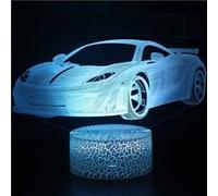 Lampe 3D Tactile Veilleuses Enfant 7 Couleurs avec Telecommande - Voiture #108 G