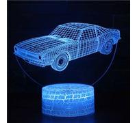 Lampe 3D Tactile Veilleuses Enfant 7 Couleurs avec Telecommande - Voiture #113 G
