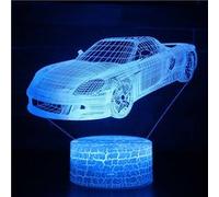 Lampe 3D Tactile Veilleuses Enfant 7 Couleurs avec Telecommande - Voiture #116 G