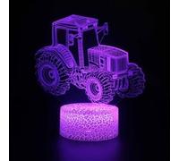 Lampe 3D Tactile Veilleuses Enfant 7 Couleurs avec Telecommande - Voiture #117 G