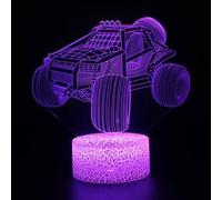 Lampe 3D Tactile Veilleuses Enfant 7 Couleurs avec Telecommande - Voiture #119 G
