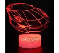 Lampe 3D Tactile Veilleuses Enfant 7 Couleurs avec Telecommande - Voiture #124 G