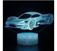 Lampe 3D Tactile Veilleuses Enfant 7 Couleurs avec Telecommande - Voiture #1251 G