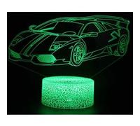 Lampe 3D Tactile Veilleuses Enfant 7 Couleurs avec Telecommande - Voiture #1451 G