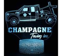 Lampe 3D Tactile Veilleuses Enfant 7 Couleurs avec Telecommande - Voiture #1453 G