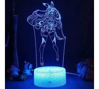 Lampe 3D Tactile Veilleuses Enfant MJ2040 Genshin Impact a 16 Couleurs avec Telecommande G