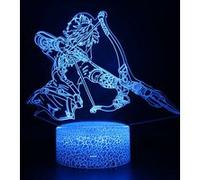 Veilleuses GENERIQUE Lampe 3D Tactile Veilleuses Enfant MY1306 The Legend of Zelda 16 Couleurs avec Telecommande