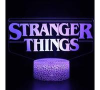 Lampe 3D Tactile Veilleuses Enfant MY1348 Stanger Things 16 Couleurs avec Telecommande