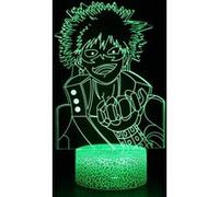 Lampe 3D Tactile Veilleuses Enfant MY1770 My Hero Académia 16 Couleurs avec Telecommande G