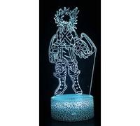 Lampe 3D Tactile Veilleuses Enfant MY1788 My Hero Academia 16 Couleurs avec Telecommande G