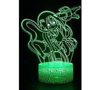 Lampe 3D Tactile Veilleuses Enfant MY1792 My Hero Académia 16 Couleurs avec Telecommande G